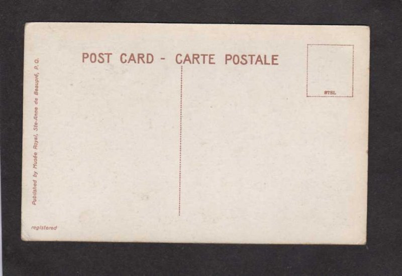 PQ QC St Ste Anne de Beaupre Royal Museum Musee Quebec Postcard Carte Postale