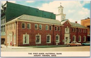 First-Knox National Bank, Mount Vernon, Ohio, postcard