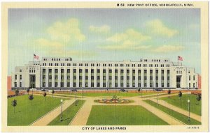 New Post Office Minneapolis Minnesota City of Lakes and Parks