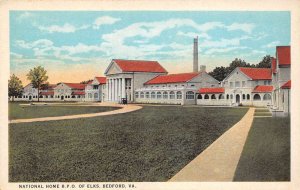 Bedford Virginia National Home Benevolent Order Of Elks,  Vintage PC U5146