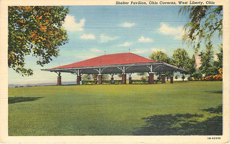 Shelter Pavilion, Ohio Cavers, West Liberty Ohio OH Linen