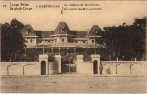 PC ELISABETHVILLE RESIDENCE DU GOUVERNEUR BELGIAN CONGO (a28585)