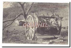 The war in Lorraine Luneville in 1914 Old Postcard abandoned German cabinets ...