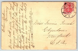 1912  Baden-Baden  Germany  Postcard