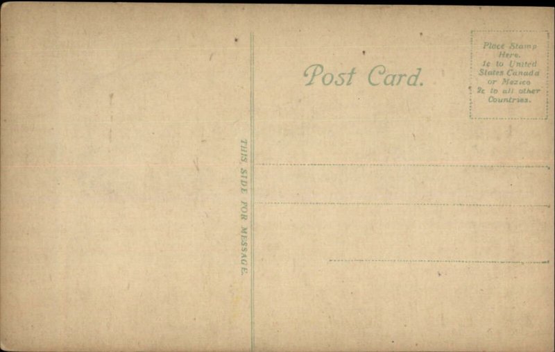 Chelsea MA Masonic Temple c1910 Postcard