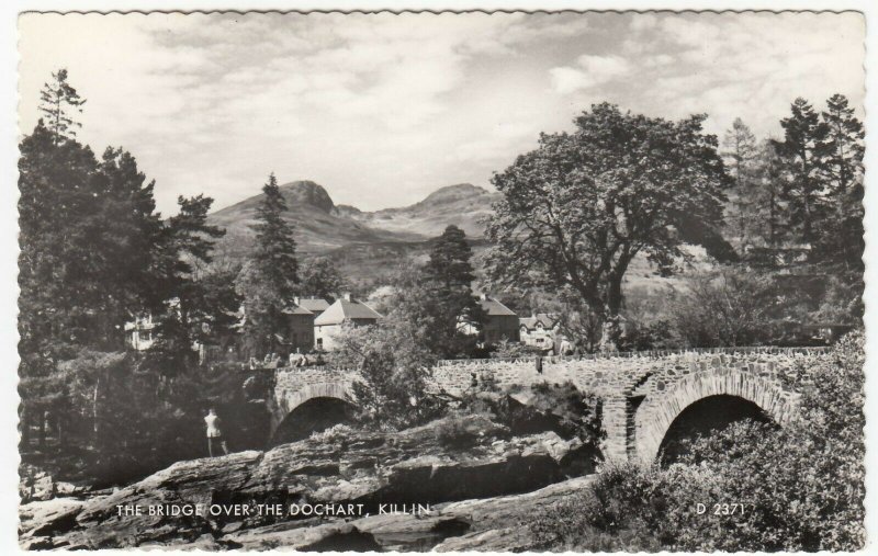 Stirlingshire; Bridge Over The Dochart, Killin RP PPC By Valentines, Unused