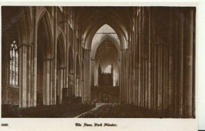 Yorkshire Postcard - The Nave - York Minster - TZ11115