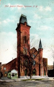 New York Syracuse First Baptist Church 1912