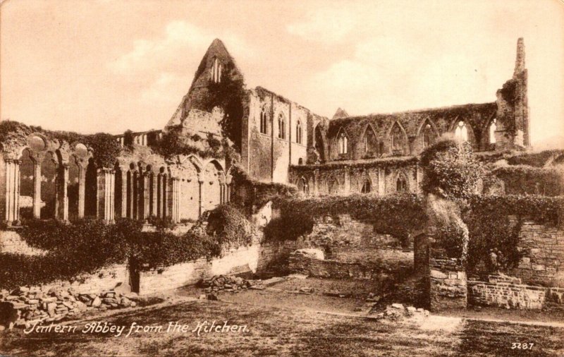 Wales Tintern Abbay From The Kitchen