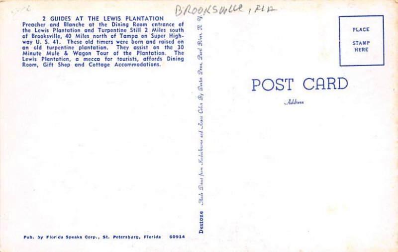 Lewis Plantation Guides  Brooksville FL