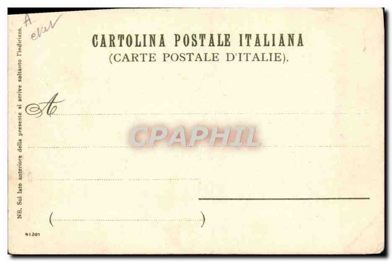 Old Postcard Illustrator Lago di Carda