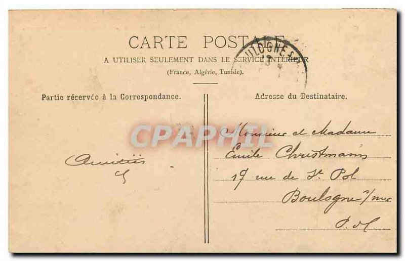 Old Postcard Paris Parc Montsouris