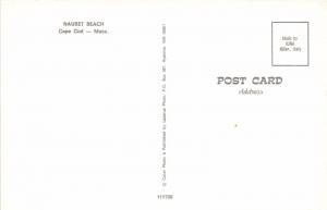 CAPE COD MASSACHUSETTS NAUSET BEACH VIEW POSTCARD 1960s