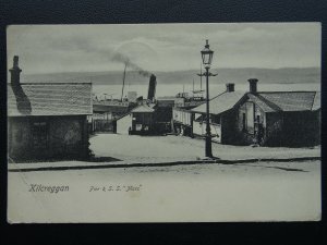 Scotland Rosneath Peninsula KILCREGGAN Pier & Steam Boat S.S.Mars c1909 Postcard