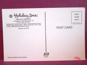 Postcard NE Ogallala Holiday Inn 4 View