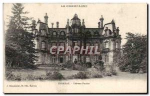 Old Postcard Epernay Champagne Perrier Chateau