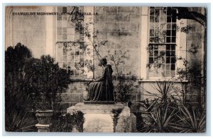 c1940's Evangeline Monument View St. Martinsville Louisiana LA Unposted Postcard