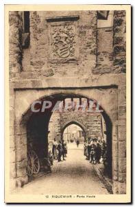 Old Postcard Riquewihr Door High