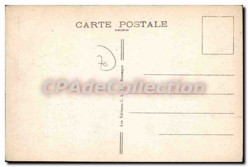 Postcard Old Vesoul Monument Aux Morts