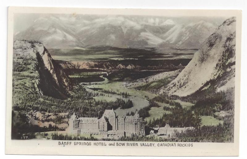 RPPC Canada Banff Springs Horwl Bow River Valley Rockies