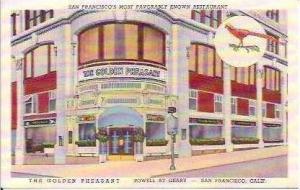 CA San Francisco Golden Pheasant Restaurant