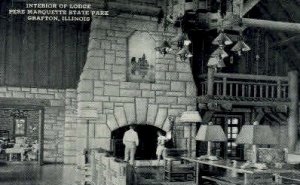 Interior of Lodge - Grafton, Illinois IL