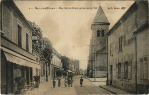 CPA GENNEVILLIERS Rue St-DENIS (806830)