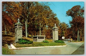 Lafayette Indiana~Indiana State Soldiers Home~43 North Entrance~1965 Postcard