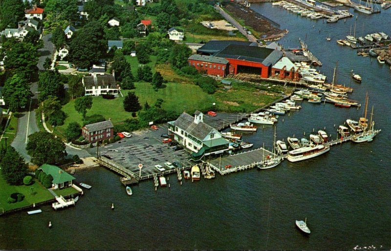 Connecticut Essex Harbor Aerial View Griswold Inn