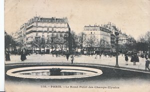 France Postcard - Paris - Le Rond - Point Des Champs - Elysees   U1012