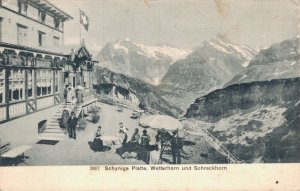 Switzerland Schynige Platte Wetterhorn und Schreckhorn B10
