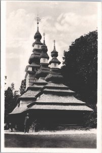 Slovakia Kostelík z Medvedov Medveďov Vintage RPPC 09.06