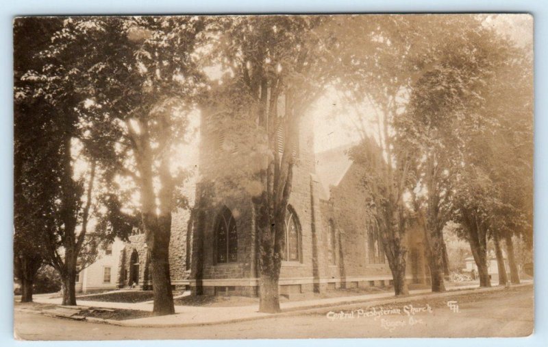 RPPC  EUGENE, Oregon  OR  ~ CENTRAL PRESBYTERIAN CHURCH  ca 1910s Postcard