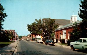 Maryland Pocomoke City Market Street Showing Post Office and Business District