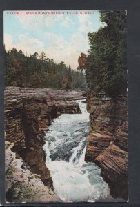 Canada Postcard - Natural Steps, Montmorency Falls, Quebec   T9779