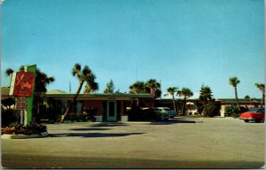 Vtg 1950s Sun Valley Motel Daytona Beach Florida FL Unused Chrome Postcard