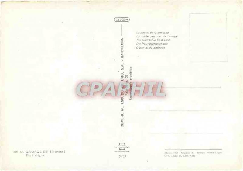 Postcard Modern Cadaques (Gerons) Port Alguer