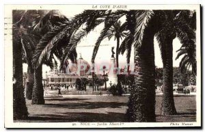 Old Postcard The French Riviera Nice Jardin Albert I