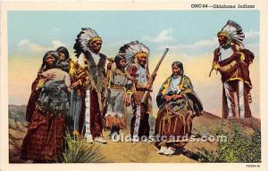 Oklahoma Indians Indian Postcard