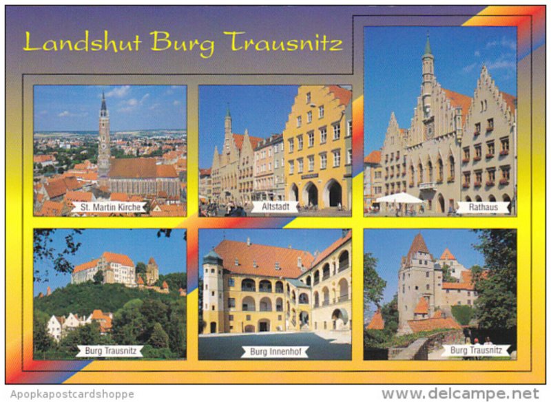 Germany Schwandorf Landshut Burg Trausnitz Multi View