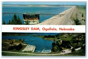 c1960's Multiview Kingsley Dam Ogallala Nebraska NE Vintage Unposted Postcard