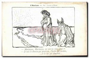 Old Postcard Horizon Park Caran d'Ache