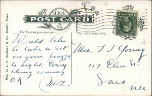 BERLIN NH Main Street Looking South Old Postcard