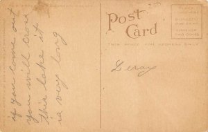 Sunrise on Great Salt Lake Utah, USA Utah Train Postcard