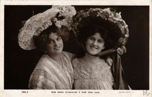 CPA AK Maria Studholme and Zena Dare THEATER STARS (778168)