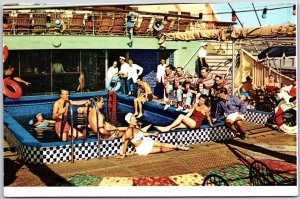 Life On Board Cruise Ship Home Lines The Homeric Postcard