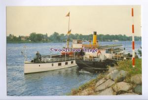 SIM0095 - German Paddle Steamer - Kaiser Wilhelm , built 1900 - postcard