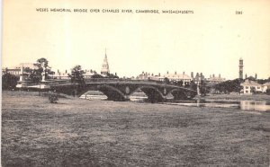 Weeks Memorial Bridge Over Charles River Cambridge, Massachusetts MA
