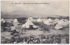 MELILLA, Spain, 1900-1910s; Vista General Del Campamento De Sidi-Muza