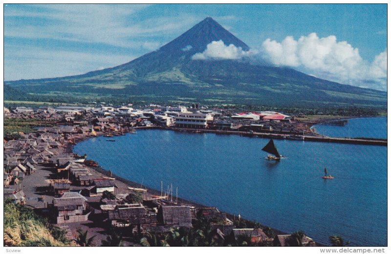 Volcano Mt Mayon , Philippines , 50-60s